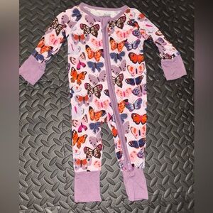 Little Sleepies Butterfly Kisses Zippy (Newborn)